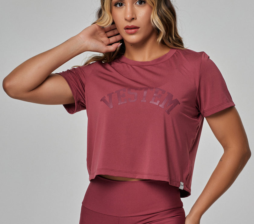 T-SHIRT MANGA CURTA LUPITA