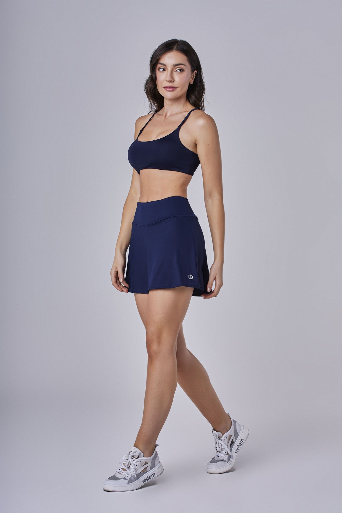 CONJUNTO SAIA E TOP AURORA MARINHO