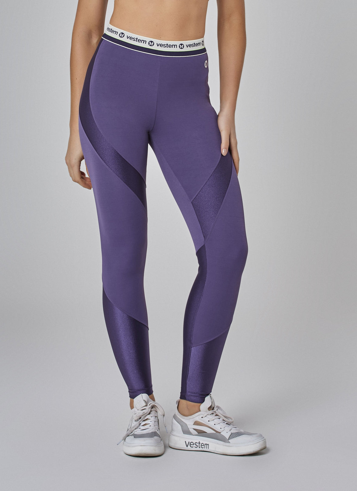LEGGING FUSO CINTURA ELÁSTICO BOUNCE AMETISTA