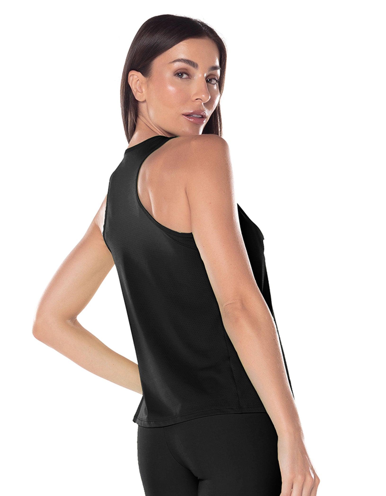 CAMISOLAS DE ALÇAS DRY FIT EMBAIXADORA PRETO