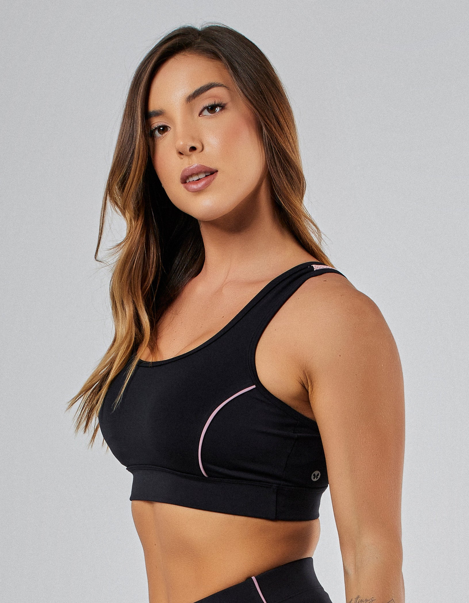 TOP COSTAS TRANSPASSADAS COSMIC PRETO